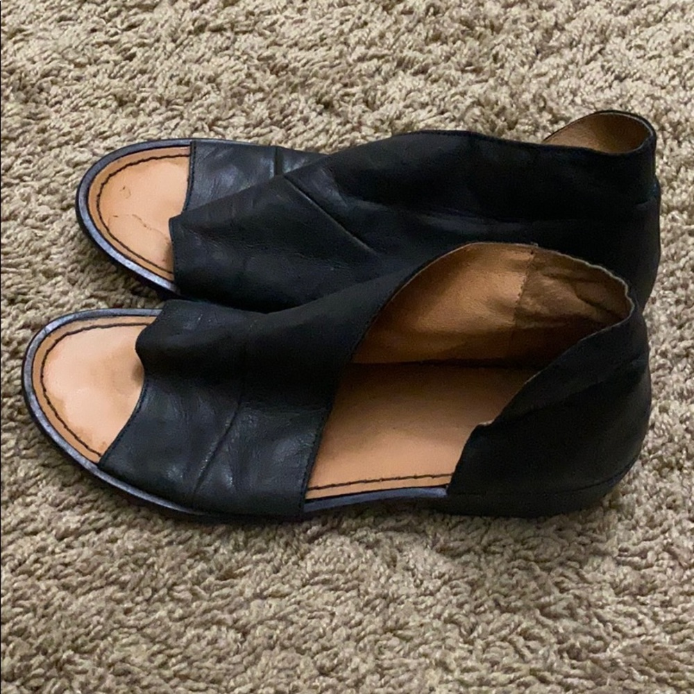 Black Free People Mont Blanc Flats Size 39
